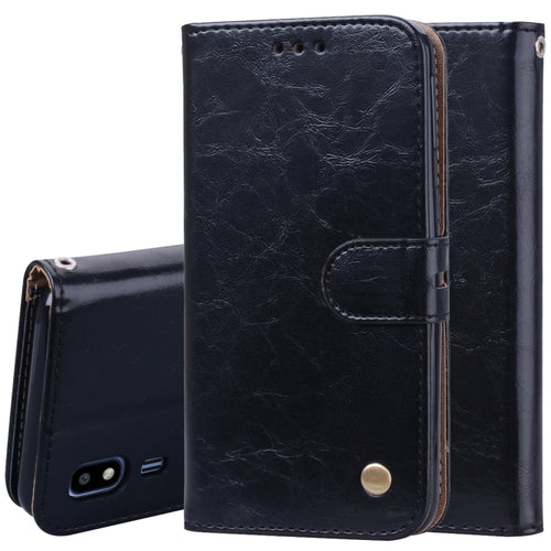 Business Style Oil Wax Texture Horizontal Flip Leather Case for Galaxy A2 Core, with Holder & Card Slots & Wallet - HoMEdemic™ 