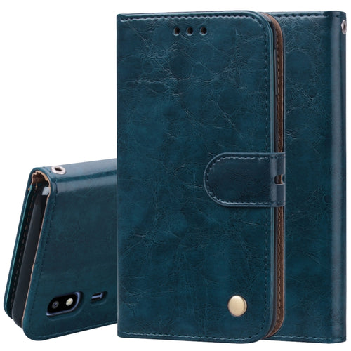 Business Style Oil Wax Texture Horizontal Flip Leather Case for Galaxy A2 Core, with Holder & Card Slots & Wallet - HoMEdemic™ 