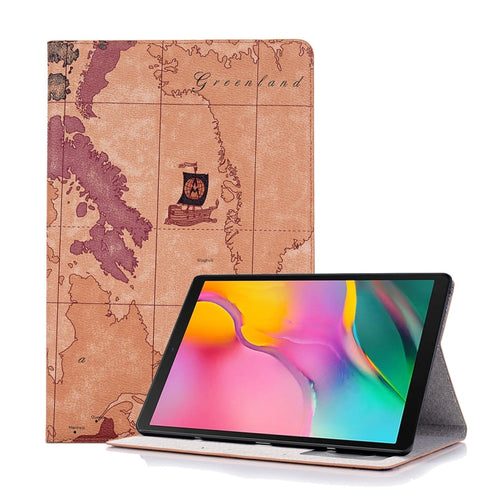 Map Texture Horizontal Flip Leather Case for Galaxy Tab S5e 10.5 T720 / T725,  with Holder & Card Slots & Wallet, Random Texture Delivery - HoMEdemic™ 