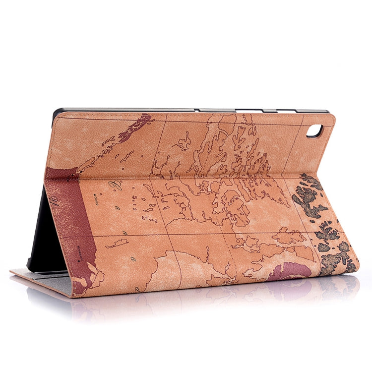 Map Texture Horizontal Flip Leather Case for Galaxy Tab S5e 10.5 T720 / T725,  with Holder & Card Slots & Wallet, Random Texture Delivery - HoMEdemic™ 