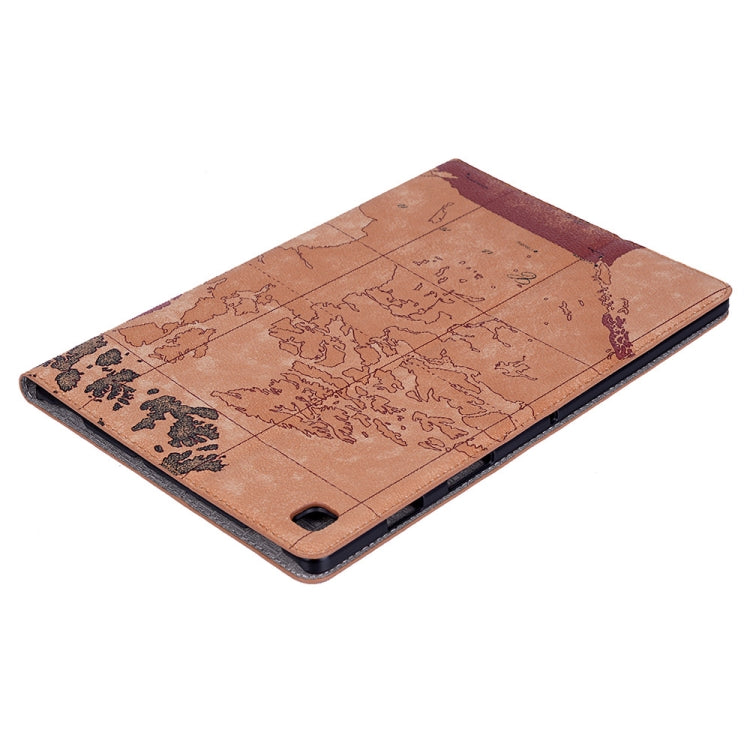 Map Texture Horizontal Flip Leather Case for Galaxy Tab S5e 10.5 T720 / T725,  with Holder & Card Slots & Wallet, Random Texture Delivery - HoMEdemic™ 