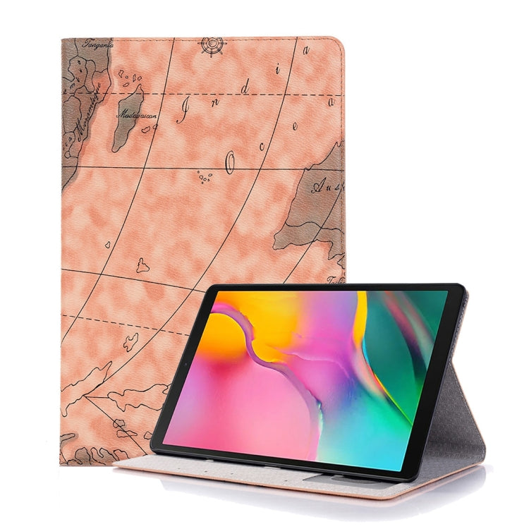 Map Texture Horizontal Flip Leather Case for Galaxy Tab S5e 10.5 T720 / T725,  with Holder & Card Slots & Wallet, Random Texture Delivery - HoMEdemic™ 