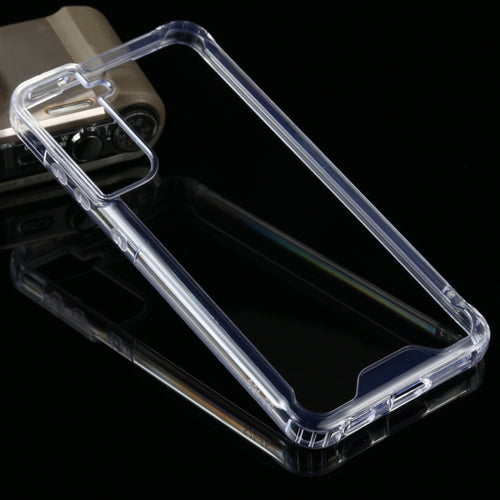 For Samsung Galaxy S21 FE Four-corner Shockproof Transparent TPU + PC Protective Case - HoMEdemic™ 