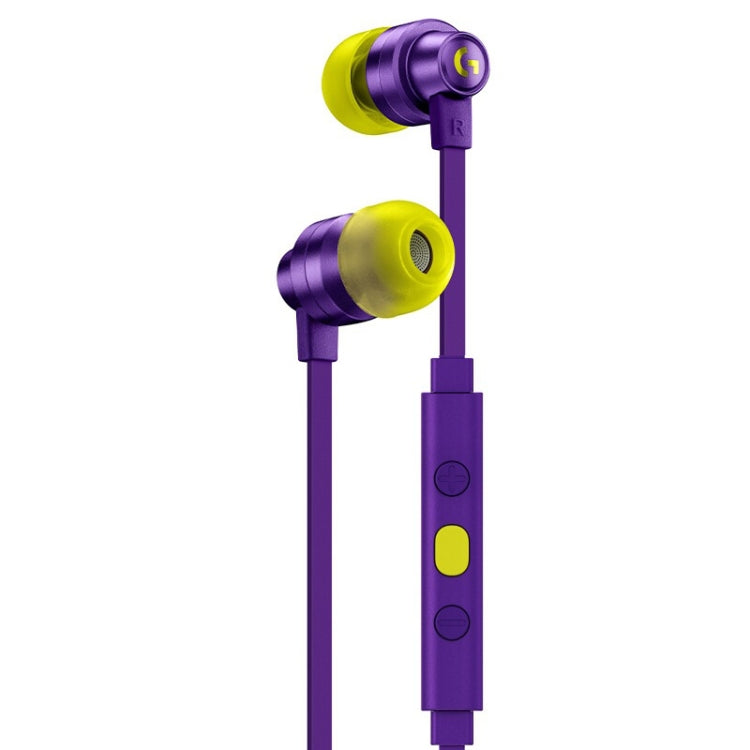 Logitech G333 In-ear Gaming Wired Earphone with Microphone, Standard Version(Purple) - HoMEdemic™ 