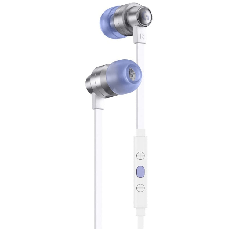 Logitech G333 In-ear Gaming Wired Earphone with Microphone, Standard Version(White) - HoMEdemic™ 