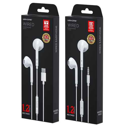 WK YA-02 3.5mm In-Ear Wired Call Music Earphone, Length: 1.2m - HoMEdemic™ 