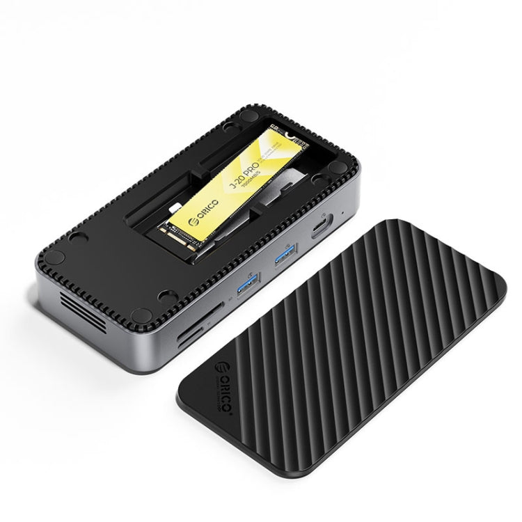 ORICO DPM2P9 V1 10 in 1 HUB Docking Station with M.2 NVMe/NGFF SSD Enclosure and Cooling Fan - HoMEdemic™ 