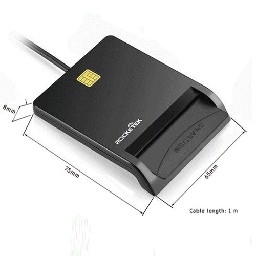 ROCKETEK SCR1-C CAC ID SIM Chip Smart Card Reader - HoMEdemic™ 