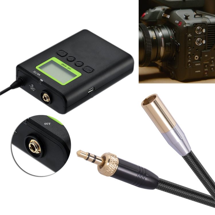 SB419M120-03 3.5mm Male to Mini XLR 3pin Male Audio Cable, Length: 30cm, 3.5mm M to Mini XLR M - HoMEdemic™ 