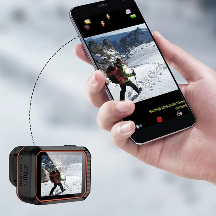 SC002-12 4K Outdoor Sports Camera WiFi Diving Waterproof Mini Camera(Black) - HoMEdemic™ 