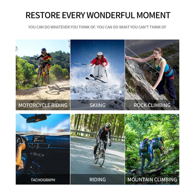 SC002-12 4K Outdoor Sports Camera WiFi Diving Waterproof Mini Camera(Black) - HoMEdemic™ 