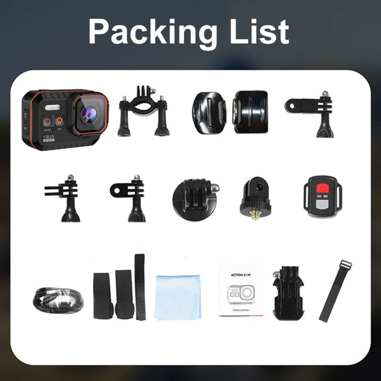 SC002-12 4K Outdoor Sports Camera WiFi Diving Waterproof Mini Camera(Black) - HoMEdemic™ 