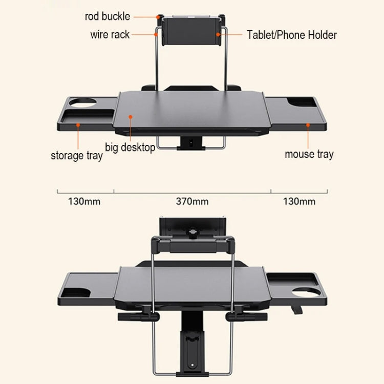SD-1504D Car Dining Table Rear Foldable Storage Rack Computer Stand - HoMEdemic™ 