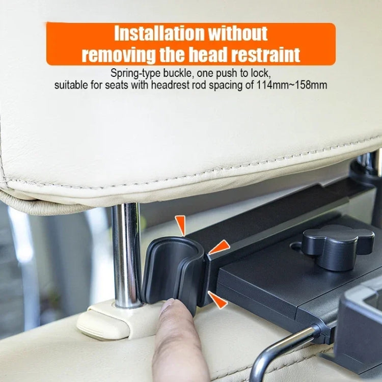 SD-1528D Car Dining Table Rear Foldable Storage Rack Computer Stand - HoMEdemic™ 