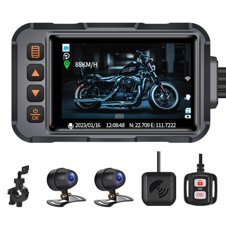 SE65 Dual 1080P Waterproof HD Motorcycle DVR, Support WiFi / GPS / Cycling Video, SE65 - HoMEdemic™ 