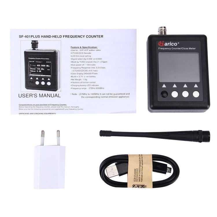 SF401 Plus Portable Handheld Frequency Counter for Walkie Talkie, Frequency: 27MHz-3000MHz - HoMEdemic™ 