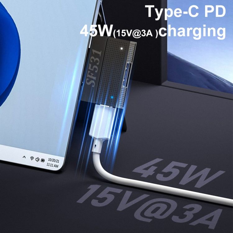 SF532 For Microsoft Surface 40 Pin to USB3.1 / Type-C Female Adapter Extended Dock - HoMEdemic™ 