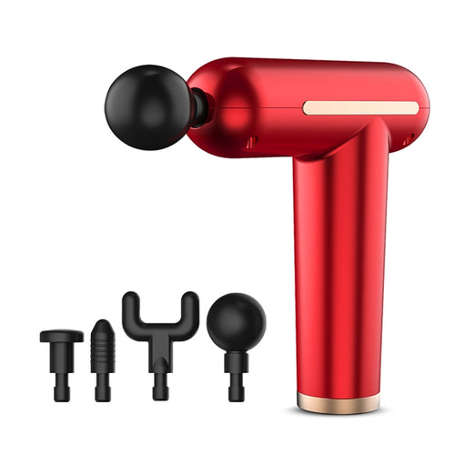 USB Charging Three-speed Vibration Adjustable Mini Fascia Gun Electric Massage Gun Full Body Massager(Red) - HoMEdemic™ 