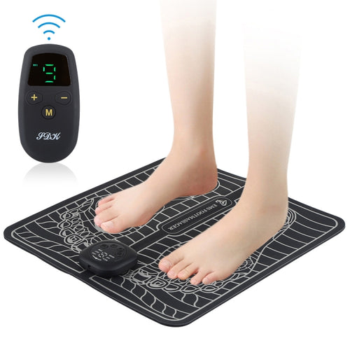 EMS Rechargeable Pulse Foot Massage Machine Foot Pad Physical Therapy with Remote Control - HoMEdemic™ 