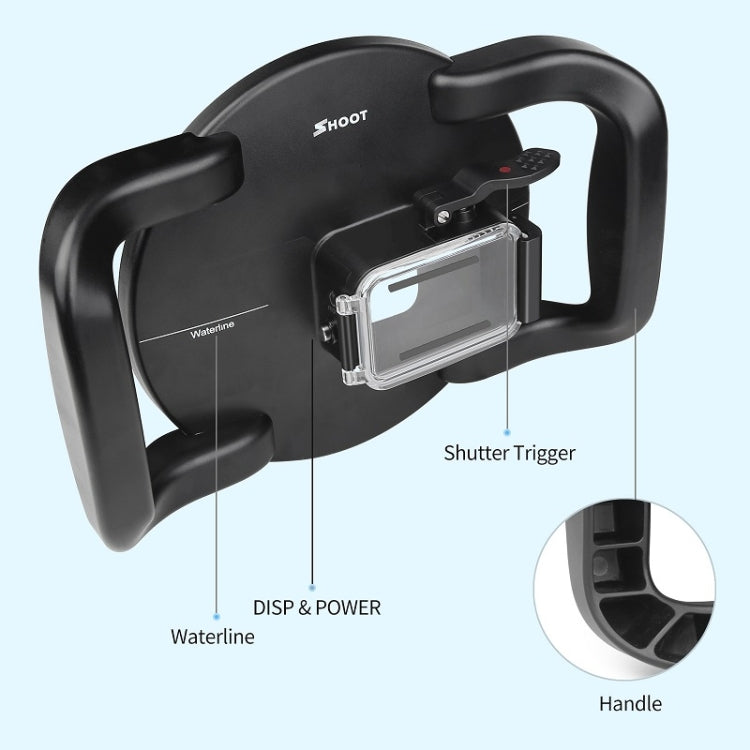 SHOOT XTGP559 Dome Port Underwater Diving Camera Lens Transparent Cover Housing Case For GoPro HERO10 Black / HERO9 Black - HoMEdemic™ 