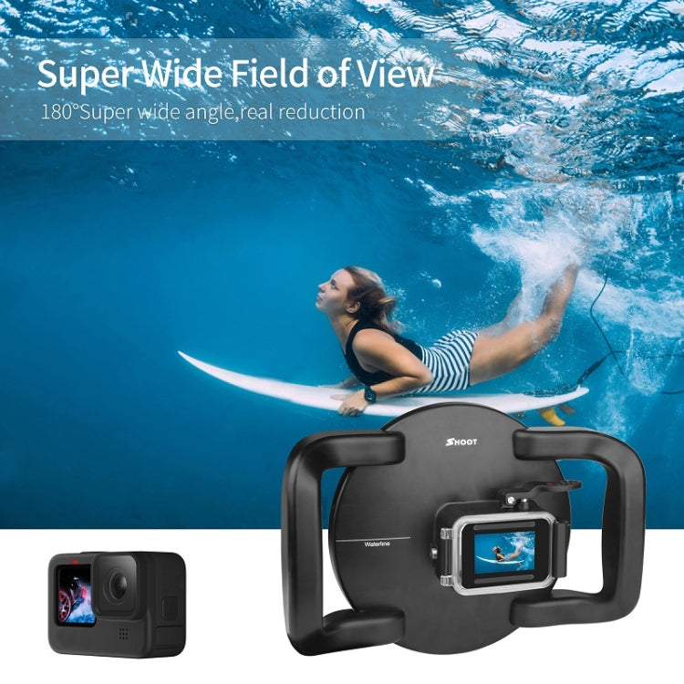 SHOOT XTGP559 Dome Port Underwater Diving Camera Lens Transparent Cover Housing Case For GoPro HERO10 Black / HERO9 Black - HoMEdemic™ 