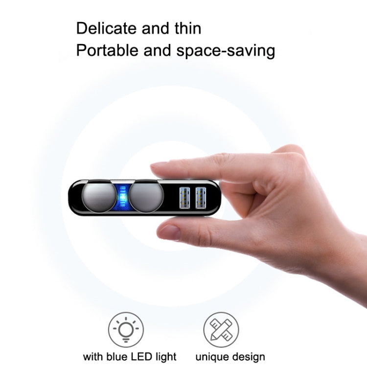 SHUNWEI Car Cigarette Lighter Charger 12/24V USB Converts Socket, Style: 3 Holes 2 USB Voltage - HoMEdemic™ 