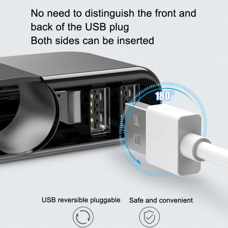 SHUNWEI Car Cigarette Lighter Charger 12/24V USB Converts Socket, Style: 3 Holes 2 USB Voltage - HoMEdemic™ 