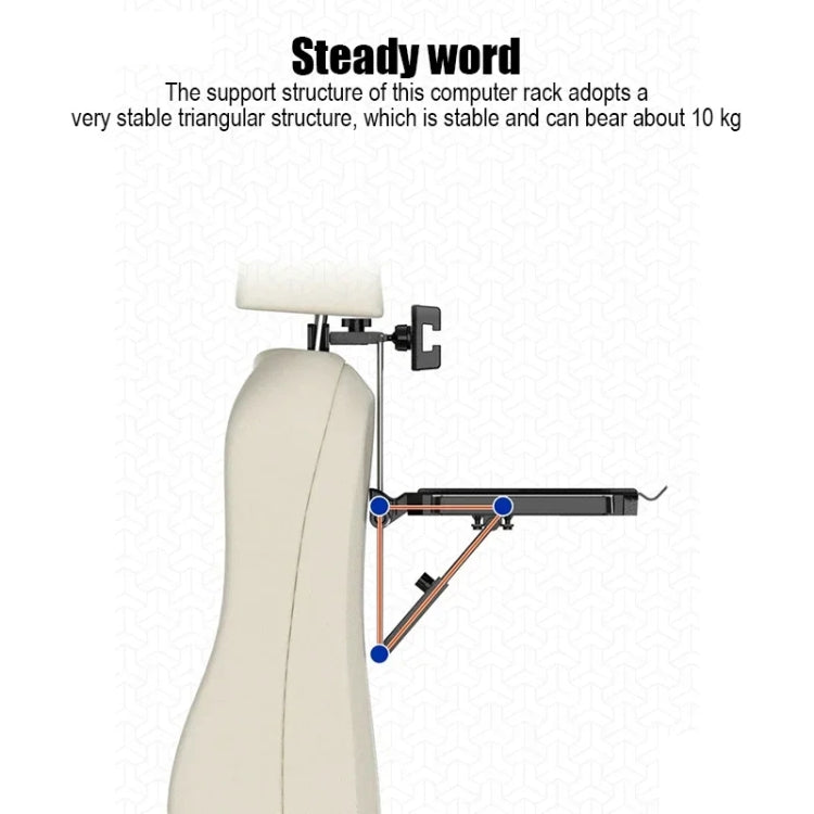 SHUNWEI Car Dining Table Rear Foldable Storage Rack Computer Stand, SD-1508D - HoMEdemic™ 