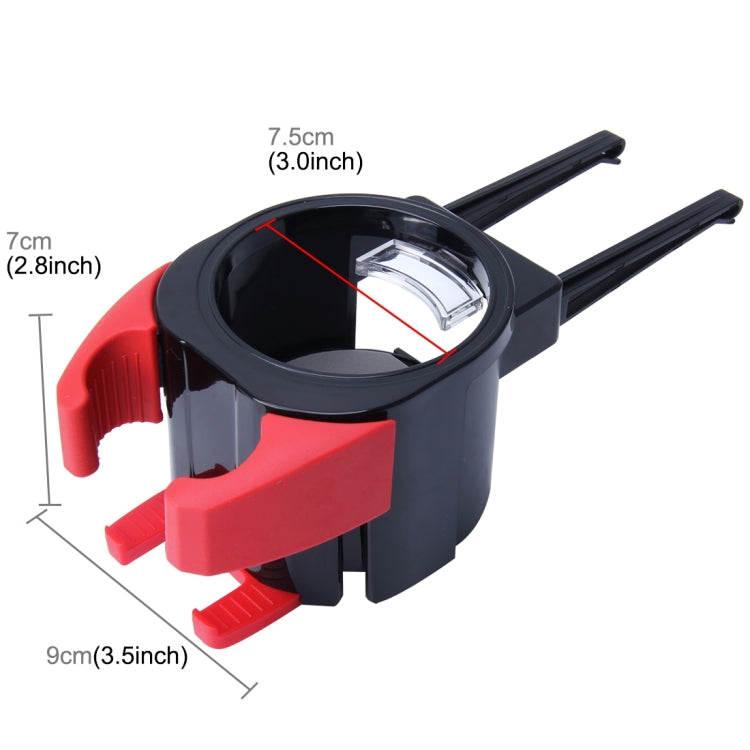 SHUNWEI SD-1027 Car Auto Multi-functional ABS Air Vent Drink Holder Bottle Cup Holder Phone Holder Mobile Mount, SD-1027(Red) - HoMEdemic™ 