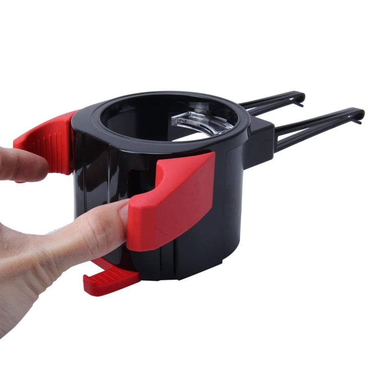 SHUNWEI SD-1027 Car Auto Multi-functional ABS Air Vent Drink Holder Bottle Cup Holder Phone Holder Mobile Mount, SD-1027(Red) - HoMEdemic™ 