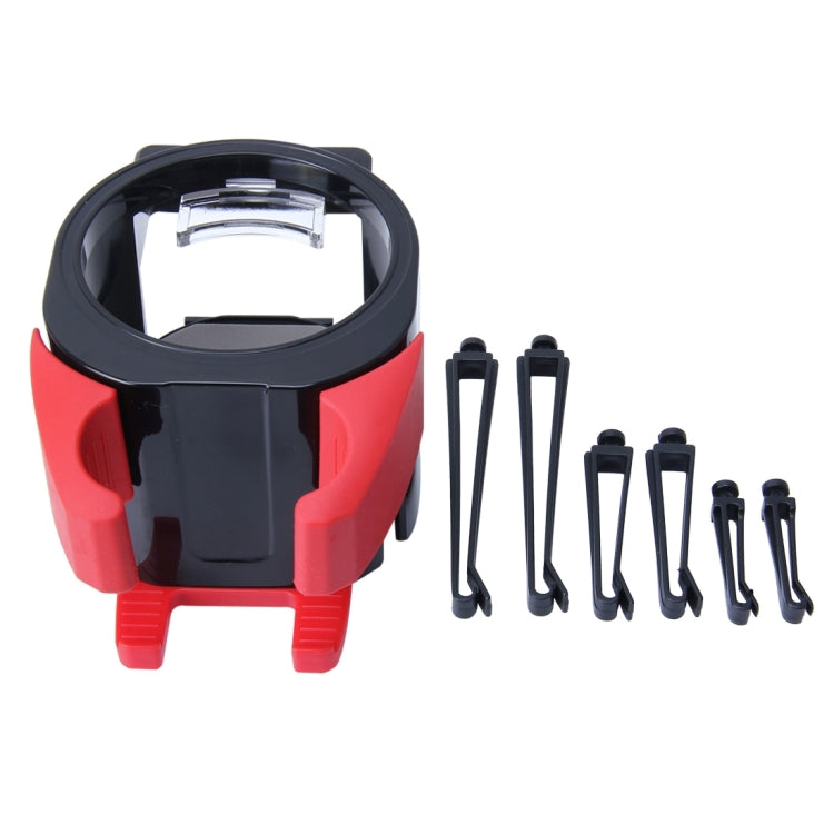 SHUNWEI SD-1027 Car Auto Multi-functional ABS Air Vent Drink Holder Bottle Cup Holder Phone Holder Mobile Mount, SD-1027(Red) - HoMEdemic™ 
