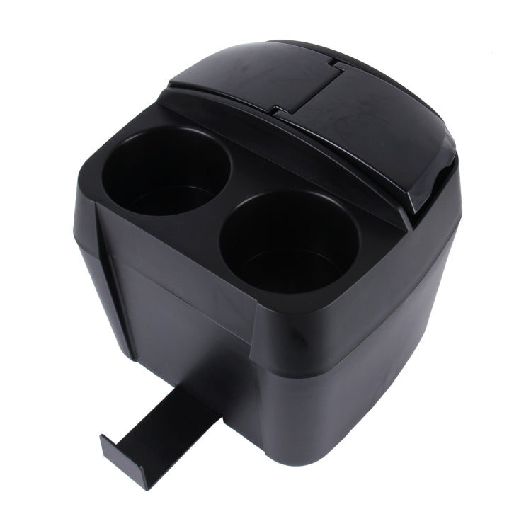 SHUNWEI SD-1605 Multifunction 3 in 1 Car Cup Holder Drink Bottle Can Garbage Can Portable Vehicle Trash Can Bin Rubbish Bin Organizer, SD-1605 Black, SD-1605 Khaki - HoMEdemic™ 