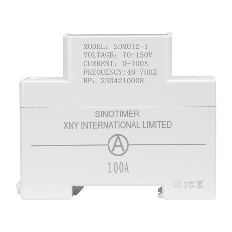 SINOTIMER DIN Rail AC Digital Display Current Voltage Power Electricity Multi-Function Tester, Model: SDM012-1 - HoMEdemic™ 