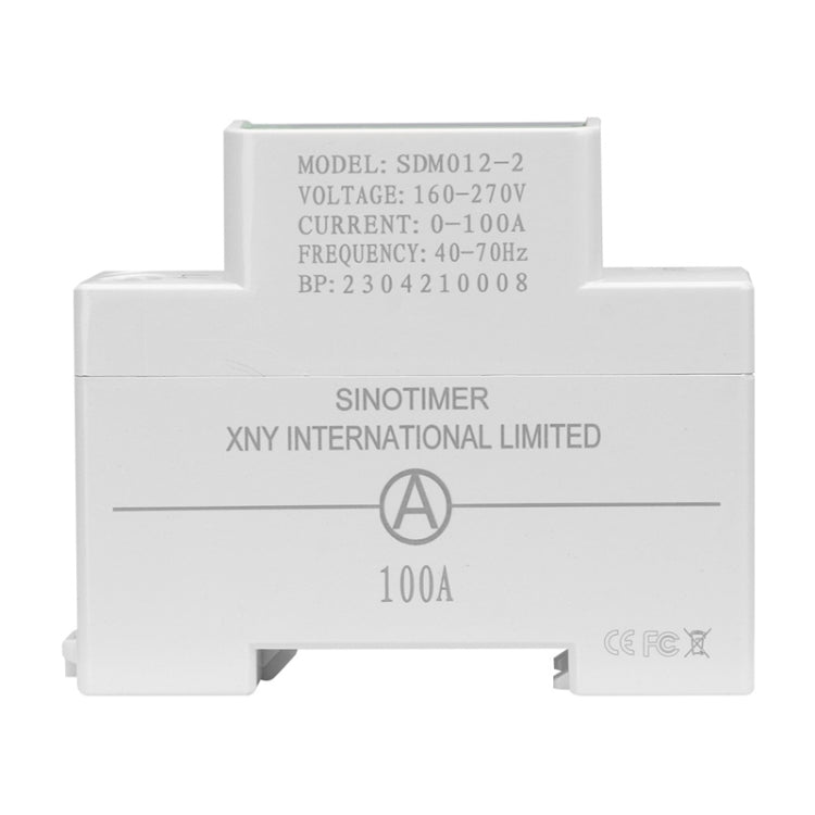 SINOTIMER DIN Rail AC Digital Display Current Voltage Power Electricity Multi-Function Tester, Model: SDM012-2 - HoMEdemic™ 