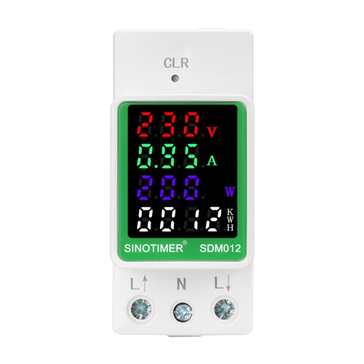 SINOTIMER DIN Rail AC Digital Display Current Voltage Power Electricity Multi-Function Tester, Model: SDM012-RS485 - HoMEdemic™ 