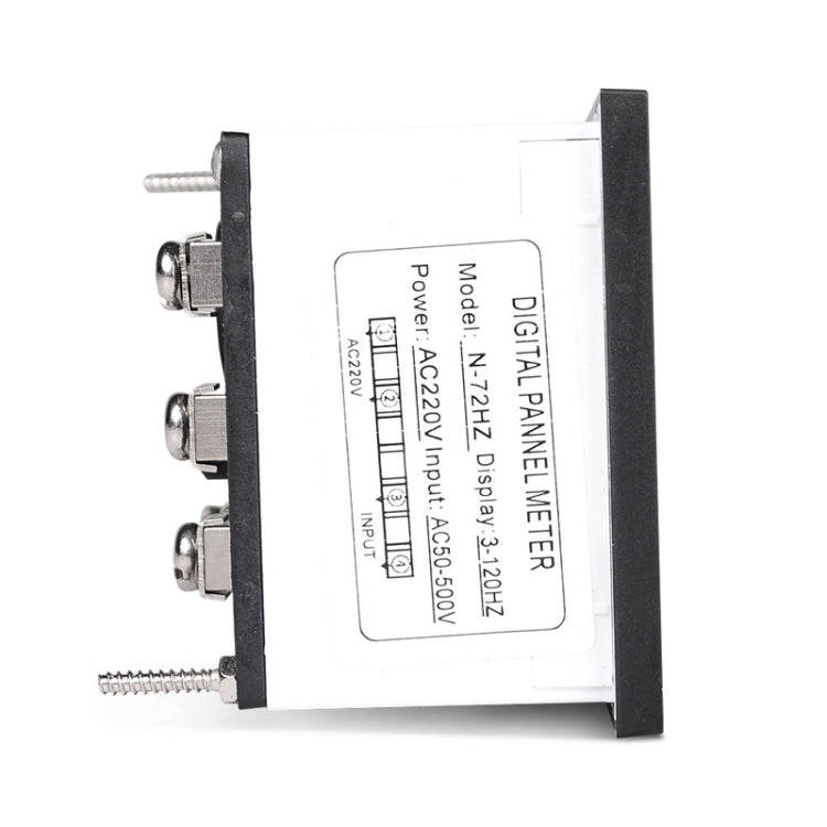 SINOTIMER N-72HZ AC Frequency Signal Indicator Square Turntable LED Digital Frequency Meter - HoMEdemic™ 