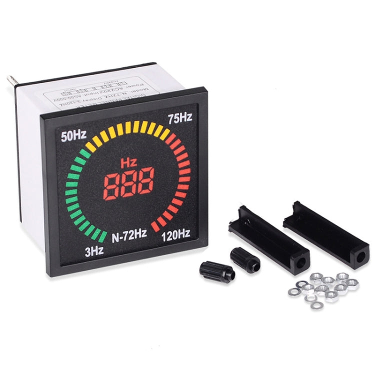 SINOTIMER N-72HZ AC Frequency Signal Indicator Square Turntable LED Digital Frequency Meter - HoMEdemic™ 