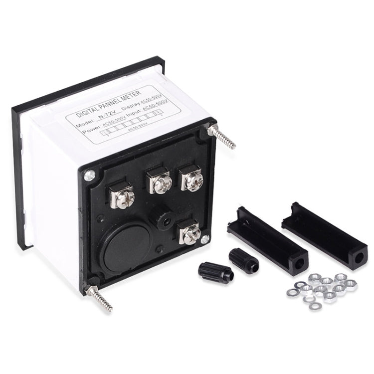 SINOTIMER N-72V AC Voltage Signal Indicator Square Turntable LED Digital Display Voltmeter - HoMEdemic™ 