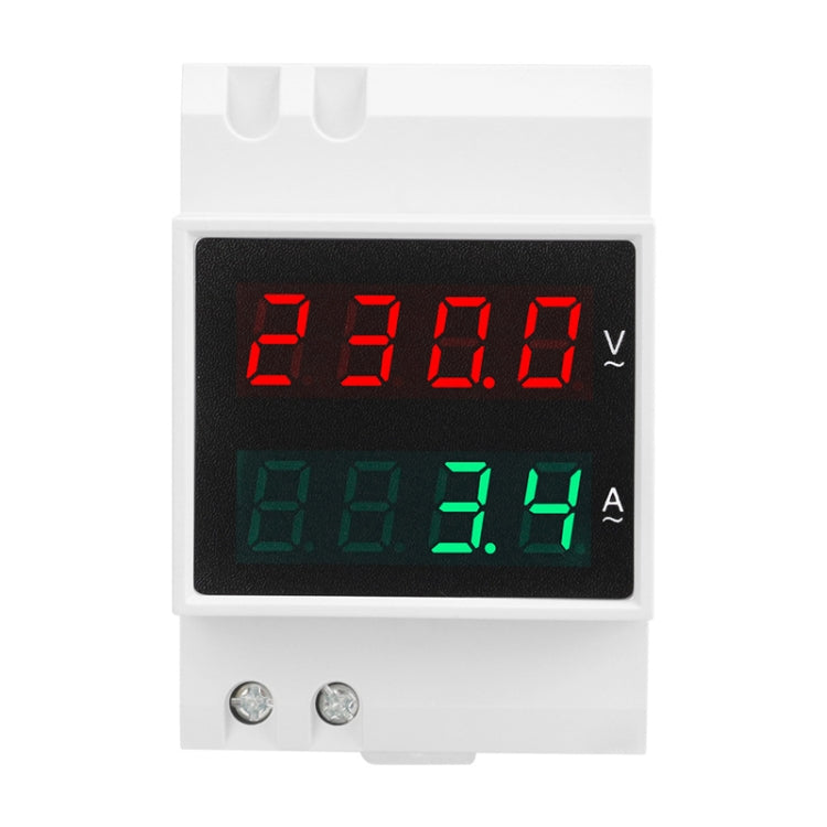 SINOTIMER SDM003-F 4 Digits Display DIN-Rail Single Phase AC Dual Display Voltage And Current Meter - HoMEdemic™ 