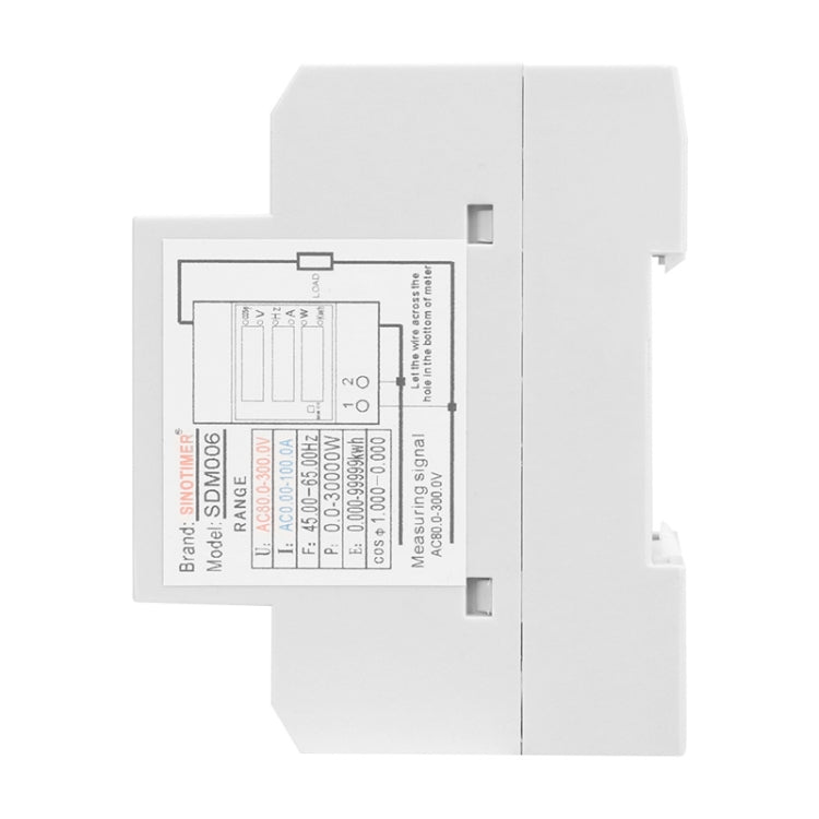 SINOTIMER SDM006 Din Rail AC Voltage Current Frequency Power Electricity Multi-Function Detection Meter - HoMEdemic™ 