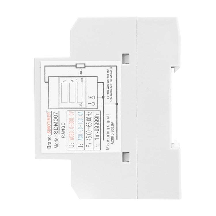 SINOTIMER SDM007 Din Rail AC Voltage Current Totalized Time Frequency Digital Display Meter - HoMEdemic™ 