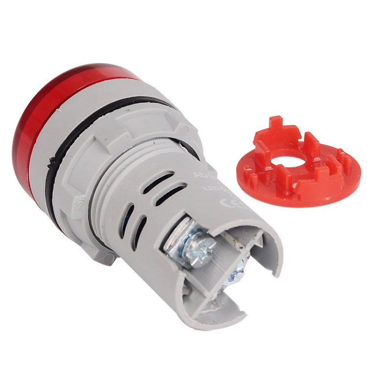 SINOTIMER ST16HZ 20-75Hz AC Frequency 22mm Round Opening LED Digital Signal Indicator Light(01 Red) - HoMEdemic™ 