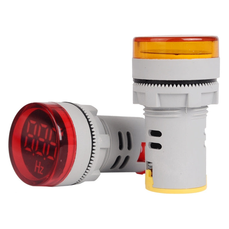 SINOTIMER ST16HZ 20-75Hz AC Frequency 22mm Round Opening LED Digital Signal Indicator Light(01 Red) - HoMEdemic™ 