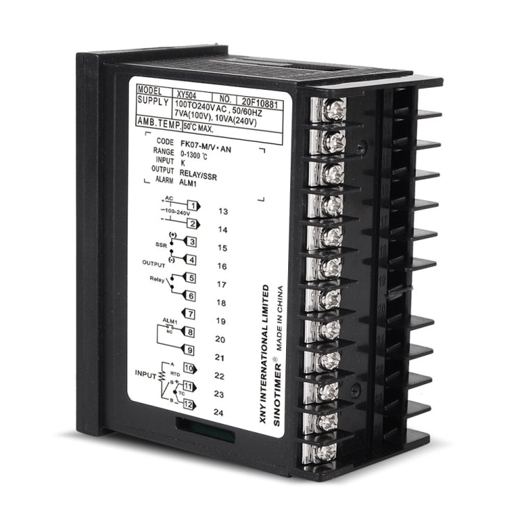 SINOTIMER XY504 Smart Temperature Control Instrument Short Case PID Heating Refrigeration Relay SSR Solid State Output - HoMEdemic™ 