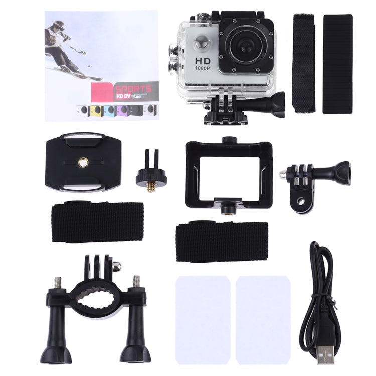 SJ4000 Full HD 1080P 2.0 inch LCD Sports Camcorder DV with Waterproof Case, Generalplus 6624, 30m Depth Waterproof(White) - HoMEdemic™ 