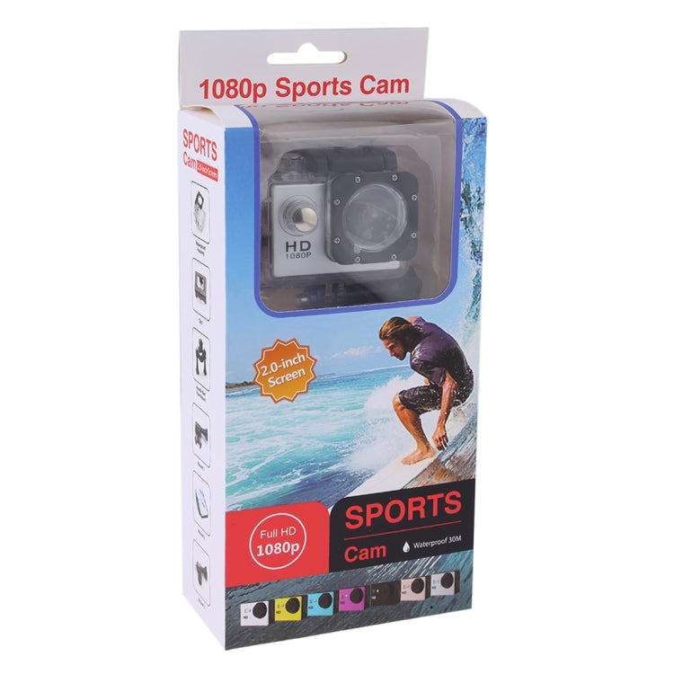 SJ4000 Full HD 1080P 2.0 inch LCD Sports Camcorder DV with Waterproof Case, Generalplus 6624, 30m Depth Waterproof(White) - HoMEdemic™ 