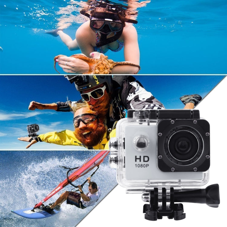 SJ4000 Full HD 1080P 2.0 inch LCD Sports Camcorder DV with Waterproof Case, Generalplus 6624, 30m Depth Waterproof(White) - HoMEdemic™ 