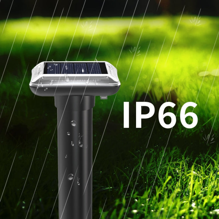 SJZ038 Outdoor Waterproof Solar Ultrasonic Rat Repeller Ultrasonic Animal Repeller, Color: Black - HoMEdemic™ 