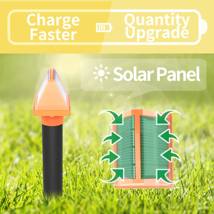SJZ057 Outdoor IP66 Waterproof Solar Ultrasonic Rat Repeller Orchard Ultrasonic Animal Repeller(Orange) - HoMEdemic™ 
