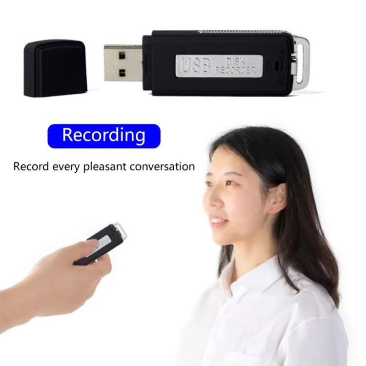SK868 8GB Rechargeable Portable U-Disk Voice Recorder - HoMEdemic™ 